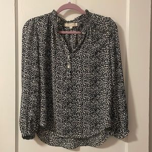Animal print Loft shirt